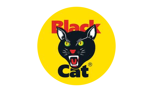 Black Cat fireworks logo